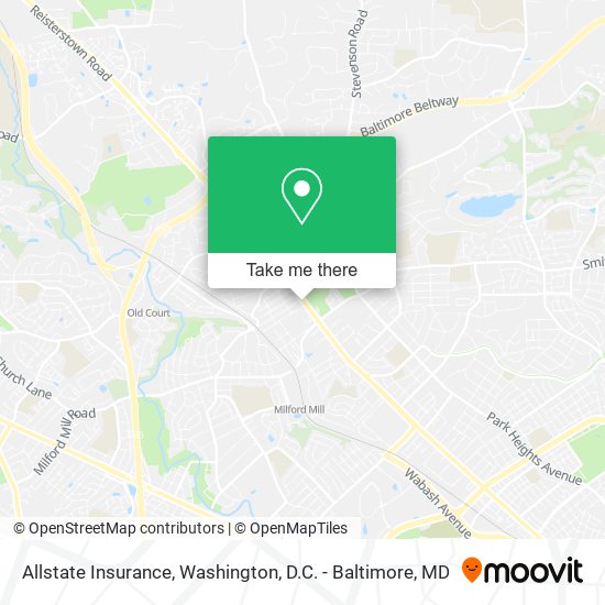 Mapa de Allstate Insurance