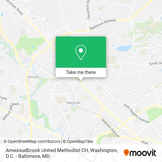 Mapa de Amessudbrook United Methodist CH