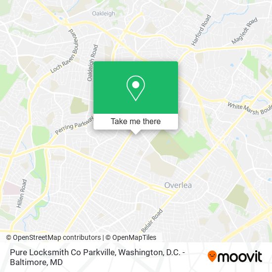 Mapa de Pure Locksmith Co Parkville