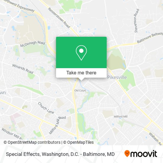 Special Effects map