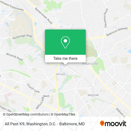 Mapa de All Pest K9