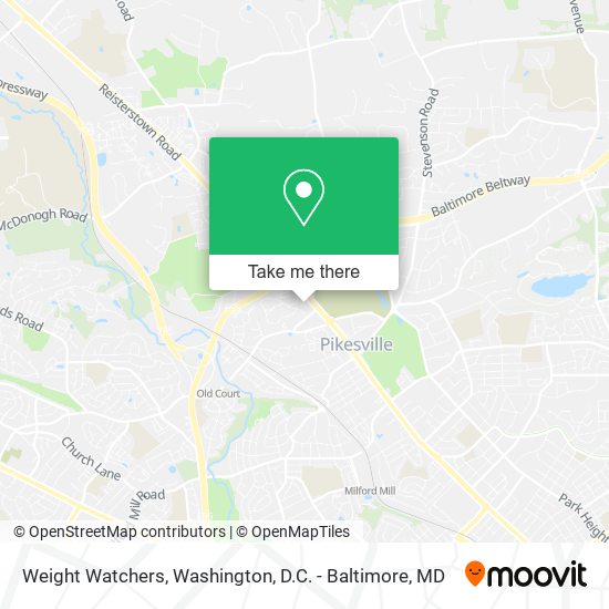 Weight Watchers map