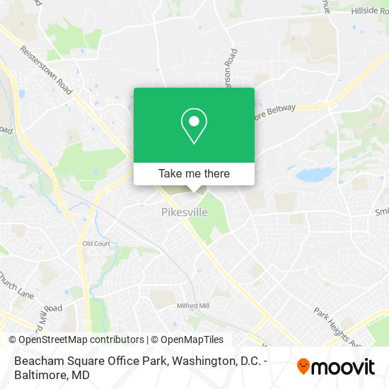 Beacham Square Office Park map