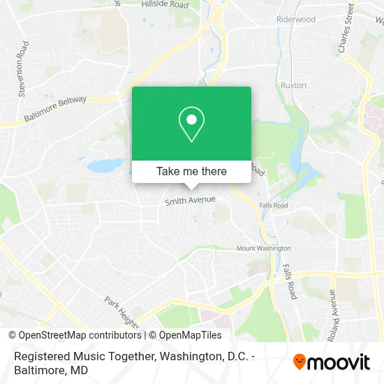 Registered Music Together map
