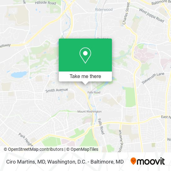 Ciro Martins, MD map