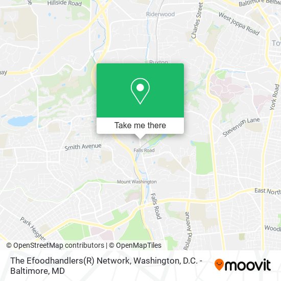 The Efoodhandlers(R) Network map