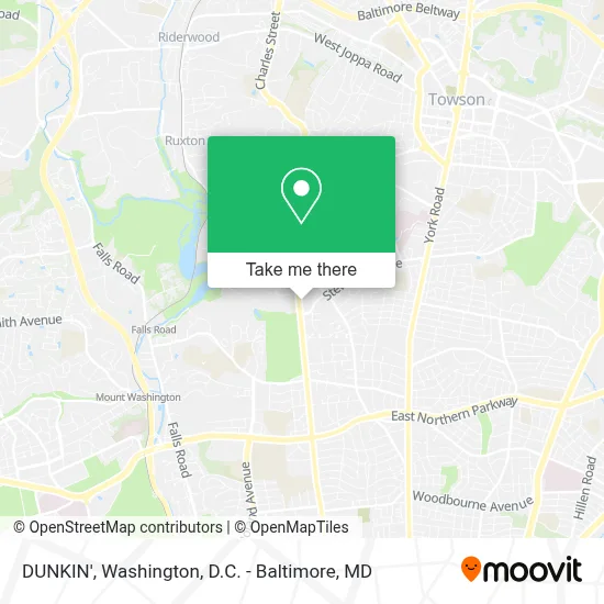 DUNKIN' map