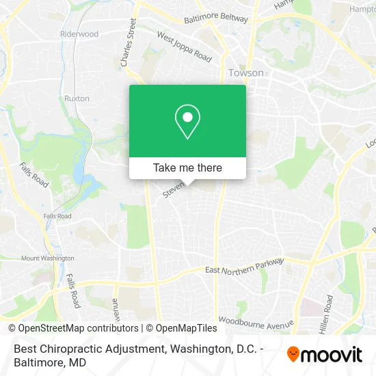 Best Chiropractic Adjustment map