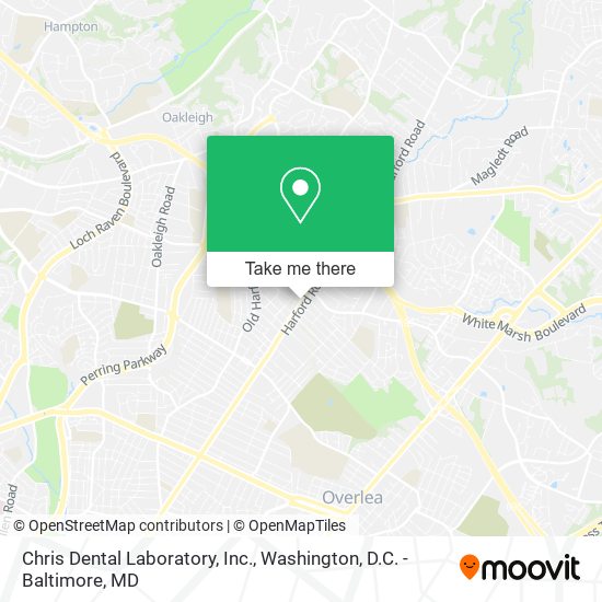 Chris Dental Laboratory, Inc. map