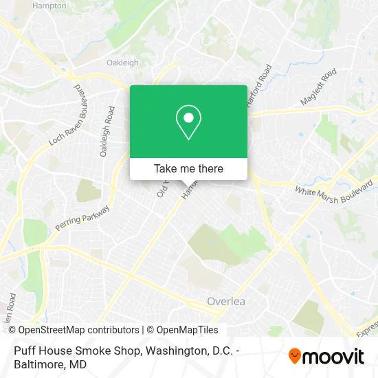 Puff House Smoke Shop map