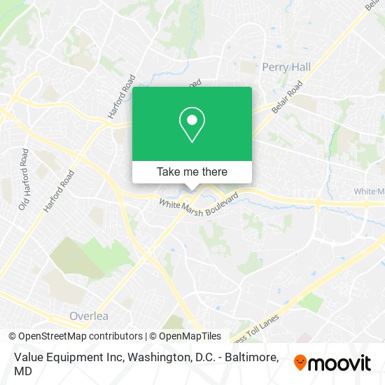 Mapa de Value Equipment Inc