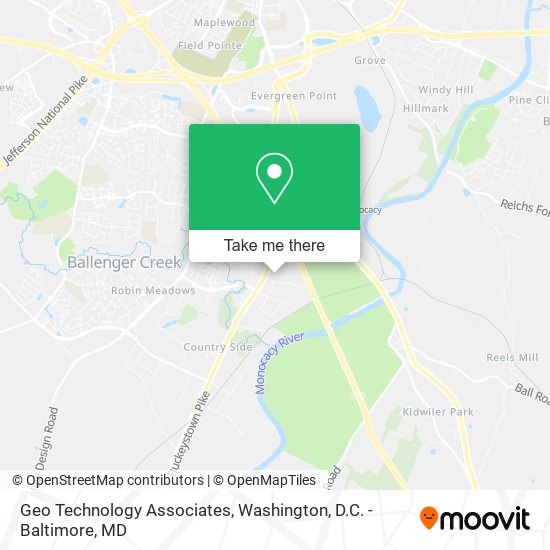 Mapa de Geo Technology Associates