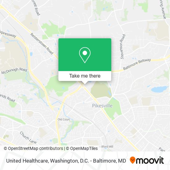United Healthcare map