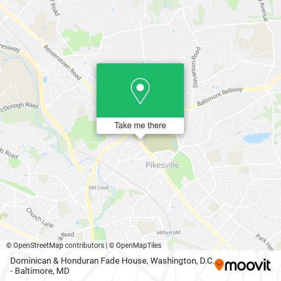 Mapa de Dominican & Honduran Fade House