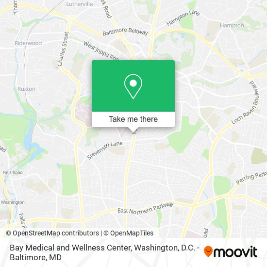Mapa de Bay Medical and Wellness Center