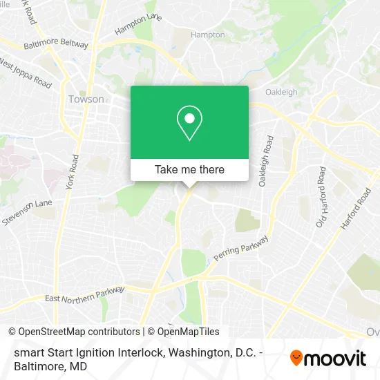 smart Start Ignition Interlock map