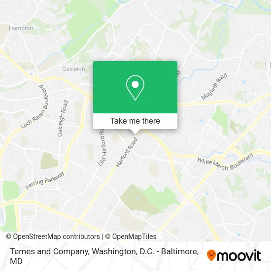 Temes and Company map