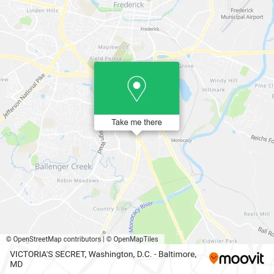 VICTORIA'S SECRET map