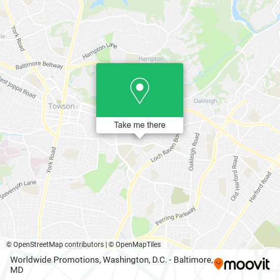 Worldwide Promotions map
