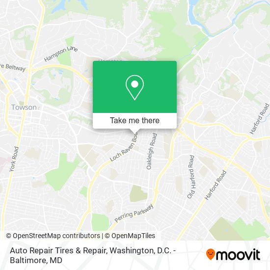 Mapa de Auto Repair Tires & Repair
