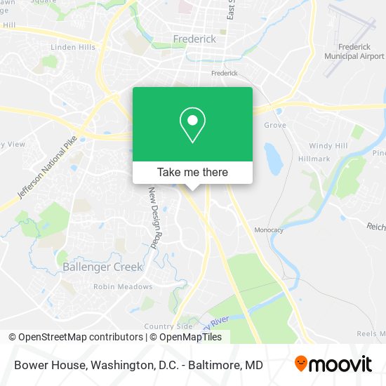 Mapa de Bower House