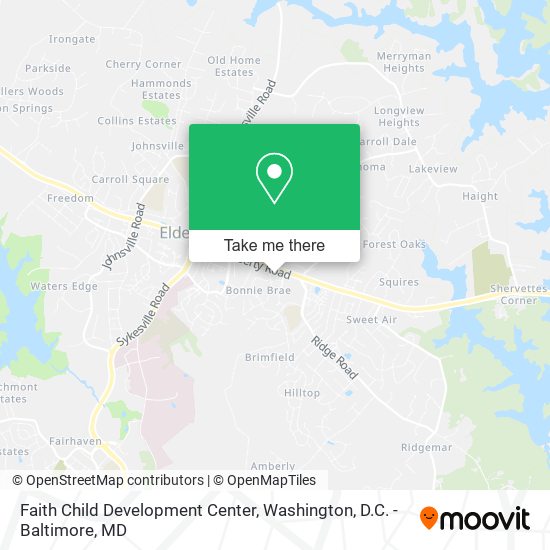 Faith Child Development Center map
