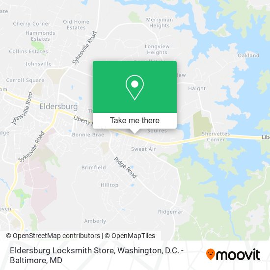 Eldersburg Locksmith Store map