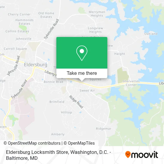Eldersburg Locksmith Store map