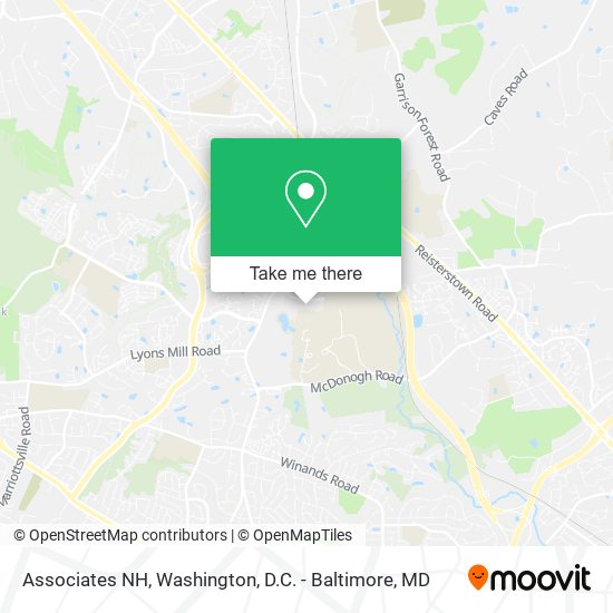 Associates NH map