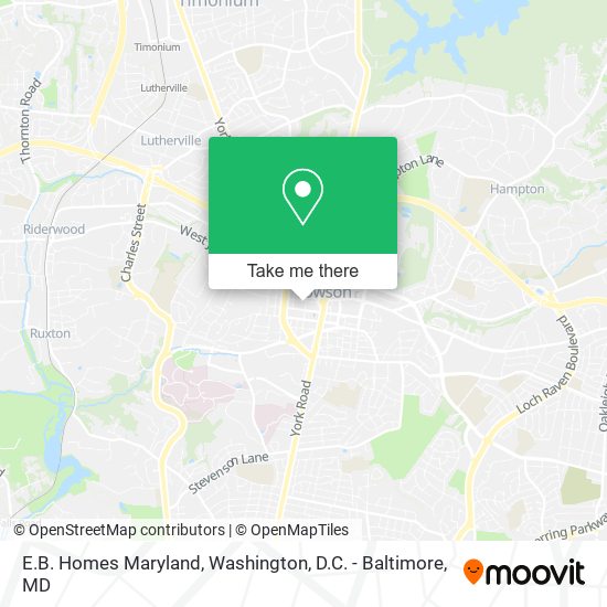 Mapa de E.B. Homes Maryland