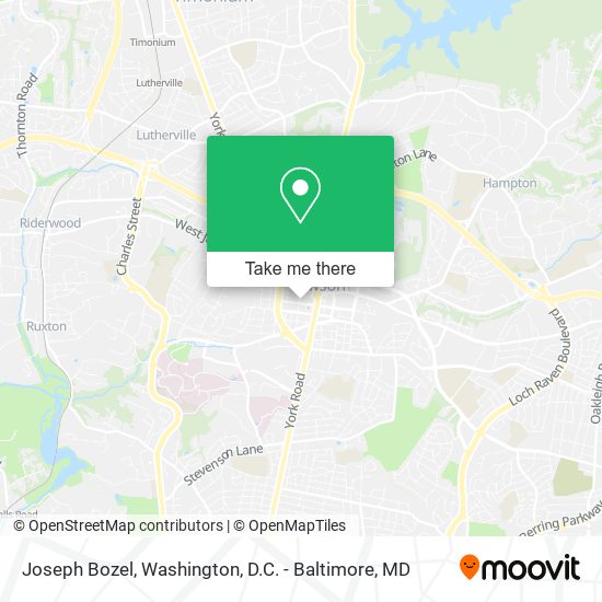 Joseph Bozel map