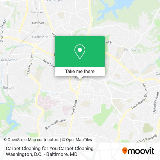 Carpet Cleaning for You Carpet Cleaning map