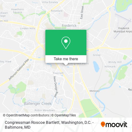 Mapa de Congressman Roscoe Bartlett
