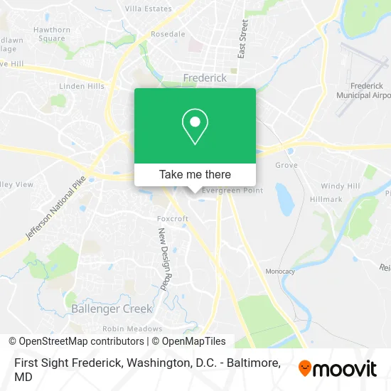 First Sight Frederick map