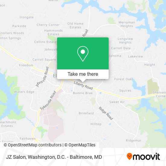 Mapa de JZ Salon
