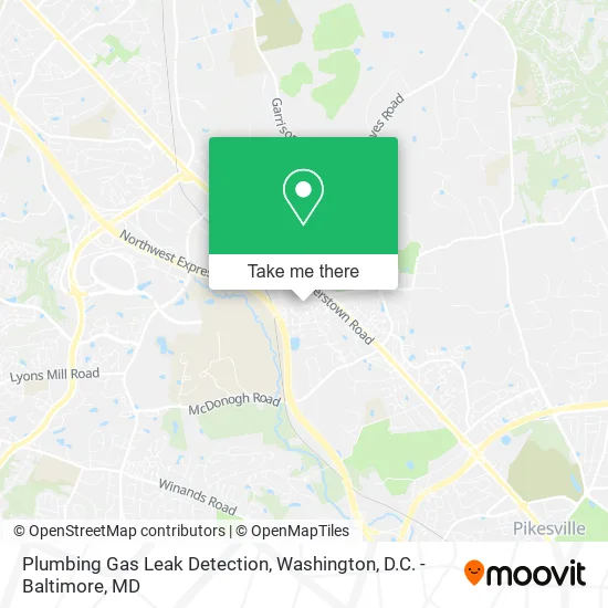 Mapa de Plumbing Gas Leak Detection