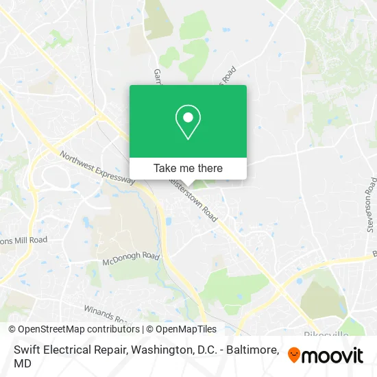 Mapa de Swift Electrical Repair