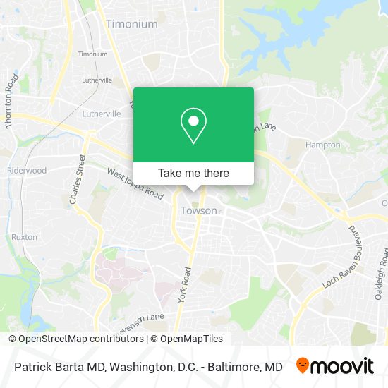 Mapa de Patrick Barta MD
