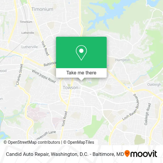 Candid Auto Repair map