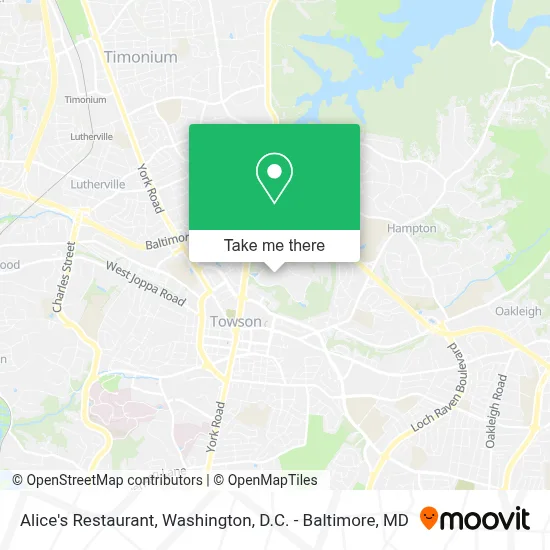 Alice's Restaurant map