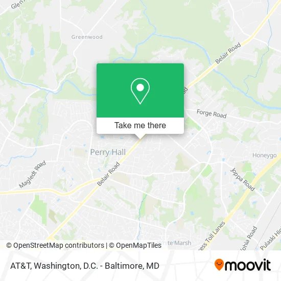 Mapa de AT&T