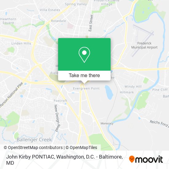 John Kirby PONTIAC map