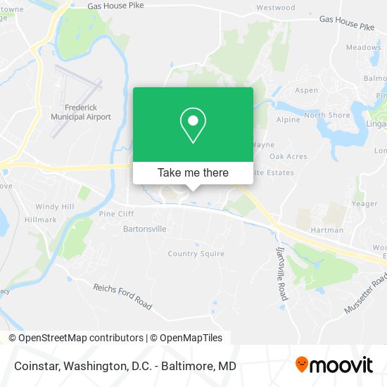 Mapa de Coinstar