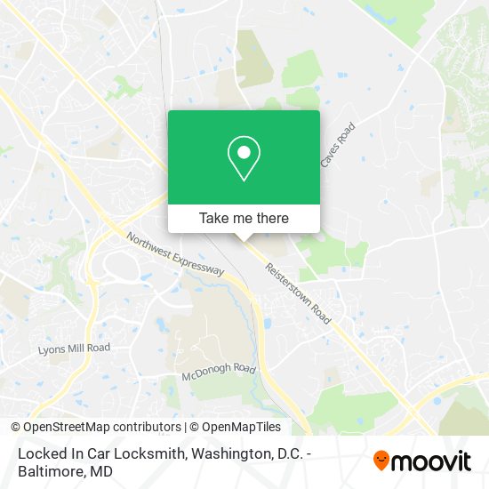 Locked In Car Locksmith map