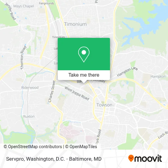 Servpro map