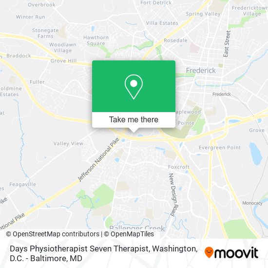 Days Physiotherapist Seven Therapist map
