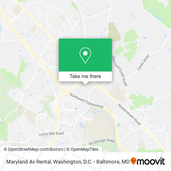 Maryland Av Rental map