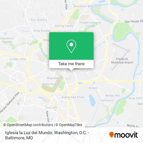 Iglesia la Luz del Mundo map