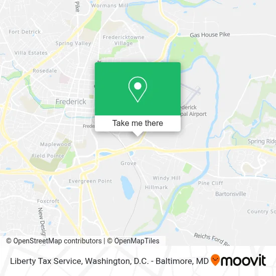 Liberty Tax Service map