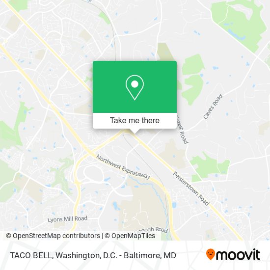 Mapa de TACO BELL